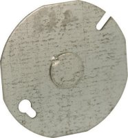 (image for) Round Steel Flat Box Cover