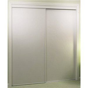 (image for) 100 SERIES WHITEWOOD VINYL PANEL BYPASS DOOR, WHITE, 60X80 IN.