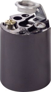 (image for) Phenolic Medium Base Keyless Socket 1 pk