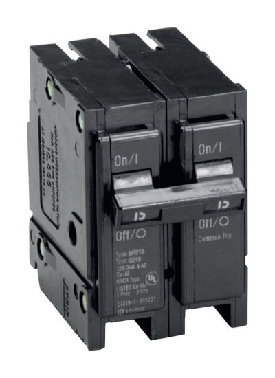 (image for) 15 amps Plug In 2-Pole Circuit Breaker Eaton Cutler-Hammer