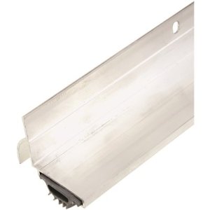 (image for) 1-3/8 in. x 36 in. Silver Drip Cap L-Shape Door Botto