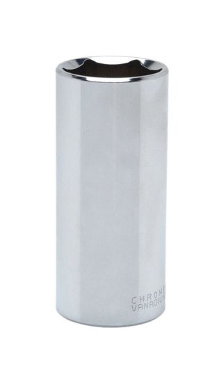 (image for) 1 in. x 1/2 in. drive SAE 6 Point Deep Socket 1 pc.