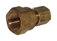 (image for) 1/4 in. Compression x 1/4 in. Dia. Brass Compression Connect