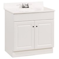 (image for) White Vanity Combo 30 in. W x 18 in. D x 35 in. H