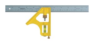 (image for) 12 in. L x 3 in. H Steel Combination Square Silver