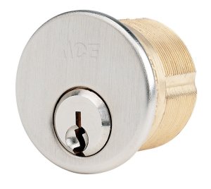 (image for) SC1 Dull Chrome Mortise Cylinder Keyed Alike