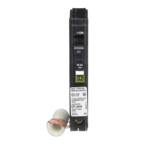 (image for) QO 20 amps Arc Fault/Plug In Single Pole Circuit Breake