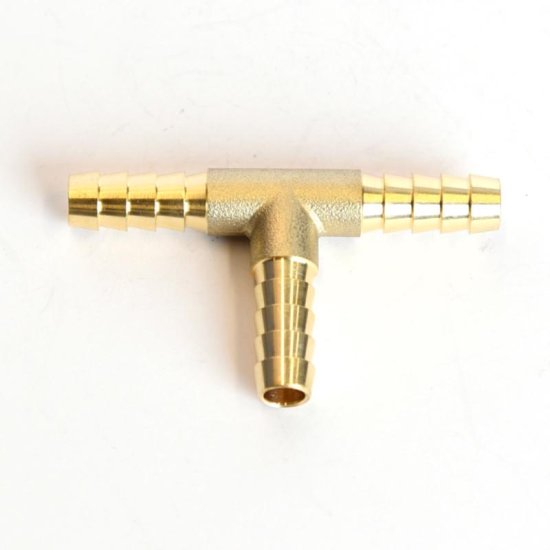 (image for) Brass 5/16 in. D X 5/16 in. D Tee Connector 1 pk