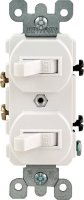 (image for) 15 amps Single Pole Toggle Switch White 1 pk Duplex Switch White
