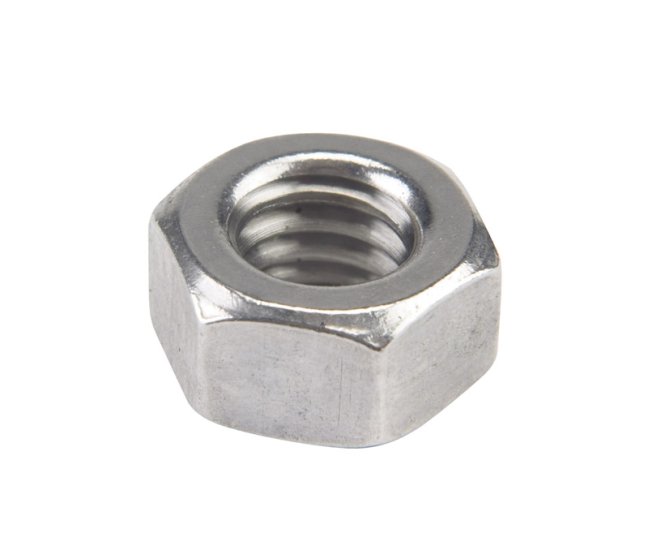 (image for) 5/16 in. Stainless Steel SAE Hex Nut 100 pk