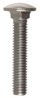(image for) 0.375 in. Dia. x 2 in. L Stainless Steel Carriage Bolt 2
