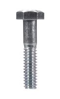 (image for) 1/4 in. Dia. x 1-1/4 in. L Zinc Plated Steel Hex Bolt 10