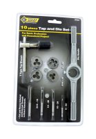 (image for) Steel SAE Tap and Die Set 6-32, 10-24, 1/4-20, 5/16-1
