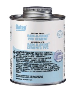 (image for) Rain-R-Shine Blue Cement For PVC 16 oz.