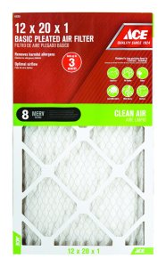 (image for) 12 in. W x 20 in. H x 1 in. D Pleated 8 MERV Pleated Air Fil