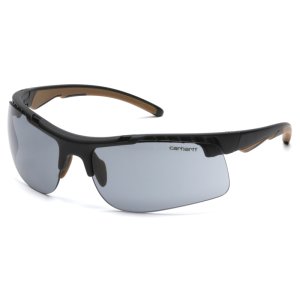 (image for) Carhartt Rockwood Anti-Fog Safety Glasses Gray Lens Black Frame 