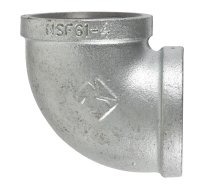 (image for) 1/4 in. FPT x 1/4 in. Dia. FPT Galvanized Malleable Iron 9