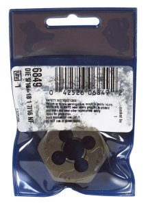 (image for) High Carbon Steel SAE Hexagon Die 9/16 in.-18NF 1 p