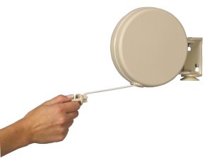 (image for) 6.5 L White Plastic Retractable Clothesline