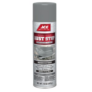 (image for) Rust Stop Gloss Medium Gray Spray Paint 15 oz.