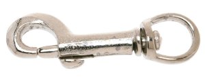 (image for) Nickel Plated/Iron Iron Bolt Snap 60 lb. 2-15/16