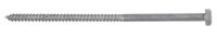 (image for) 1/4 in. x 6 in. L Hex Hot Dipped Galvanized Steel Lag Sc