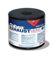 (image for) GAF Cobra 0.75 in. H X 10.5 in. W X 240 in. L Black Fiber/Polyes