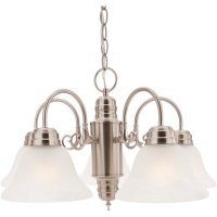 (image for) Millbridge 5-Light Satin Nickel Chandelier