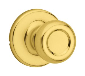 (image for) Polished Brass Steel Passage Door Knob Tylo