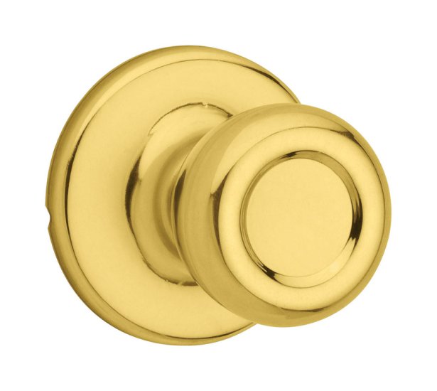 (image for) Polished Brass Steel Passage Door Knob Tylo