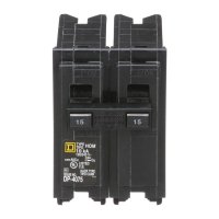 (image for) Square D HomeLine 15 amps Surge 2-Pole Circuit Breaker