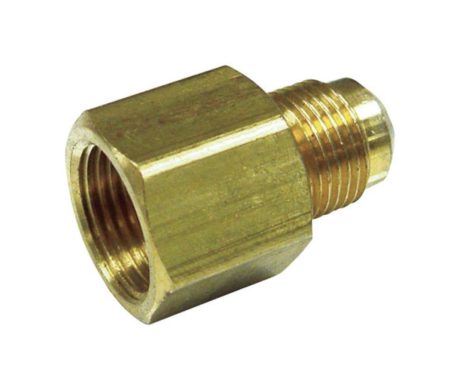 (image for) 1/2 in. Female Flare x 3/8 in. Dia. Male Flare Brass Reducin