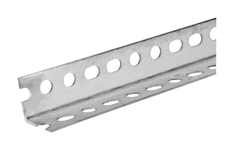 (image for) SteelWorks 1-1/2 in. W x 36 in. L Zinc Plated Steel Slotted Angl