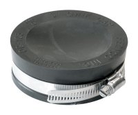 (image for) Schedule 40 3 in. Hub Hub PVC Drain Cap