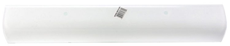 (image for) Rectangle White Glass Fan/Fixture Shade 1 pk