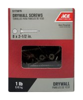 (image for) No. 8 x 2-1/2 in. L Phillips Drywall Screws 1 lb. 114 pk