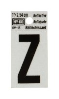 (image for) 1 in. Reflective Black Vinyl Self-Adhesive Letter Z 1 pc.