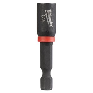 (image for) Milwaukee Shockwave 1/4 in. X 1-7/8 in. L Steel Nut Driver 1 pc