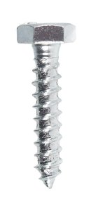 (image for) 1/4 in. x 1-1/4 in. L Hex Zinc-Plated Steel Lag Screw 10