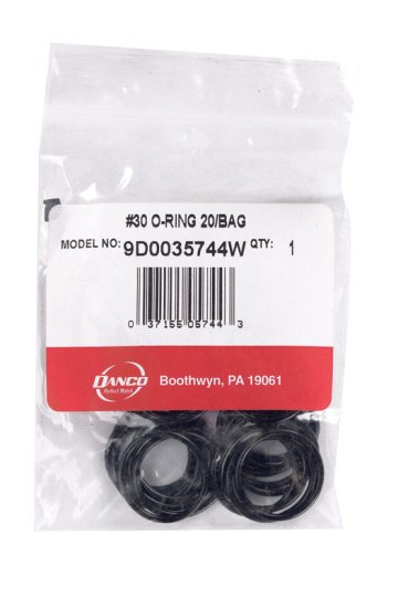 (image for) Danco 0.88 in. D X 3/4 in. D Rubber O-Ring 20 pk