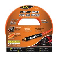 (image for) 50 ft. L x 3/8 in. Dia. Polyvinyl Air Hose 300 psi Orange