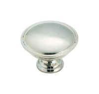 (image for) Round Cabinet Knob 1-5/16 in. Dia. 15/16 in. Bru