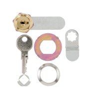 (image for) Bright Brass Silver Brass Cam Lock