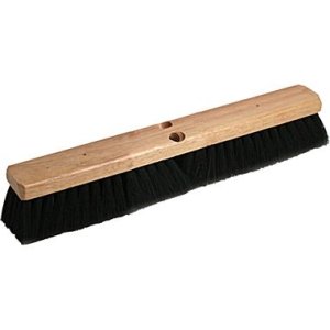 (image for) 18" FLOOR BROOM BLACK TAMPICO