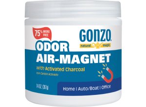 (image for) Gonzo Natural Magic Fresh Scent Odor Air Magnet 14 oz Gel