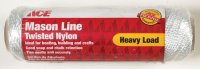 (image for) 24 in. Dia. x 185 ft. L White Twisted Nylon Mason Line