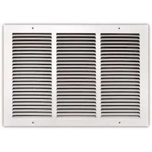 (image for) 18 in. x 12 in. White Stamped Return Air Grille