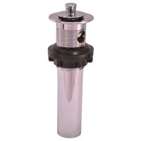 (image for) 1-1/4 in. x 5 in. Bathroom Po Pop-Up Overflow Plug in Ch