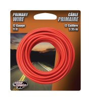 (image for) 11 ft. 12 Ga. Primary Wire Red