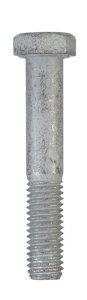 (image for) 1/2 in. Dia. x 3 in. L Hot Dipped Galvanized Steel Hex B